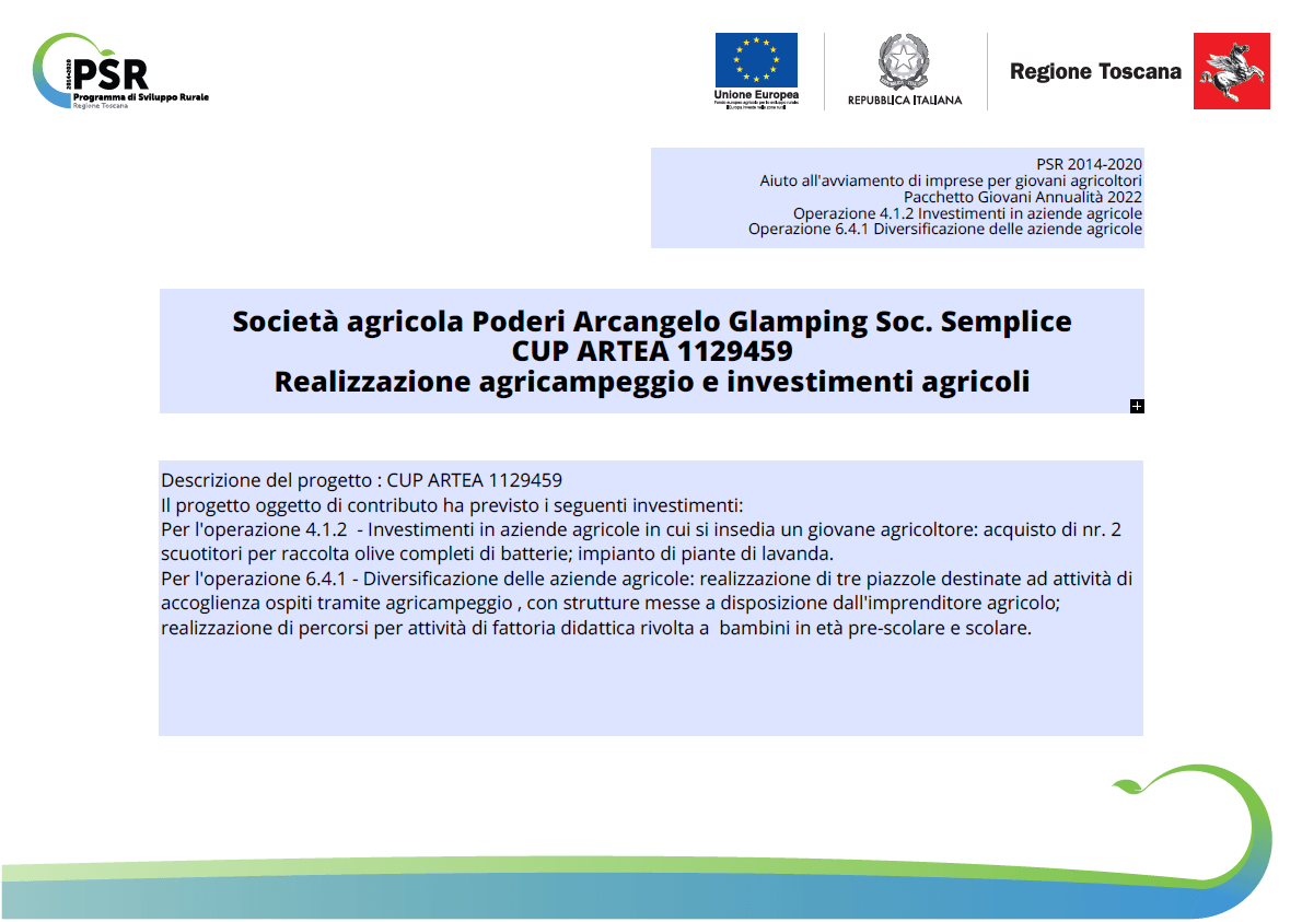 Progetto agricampeggio